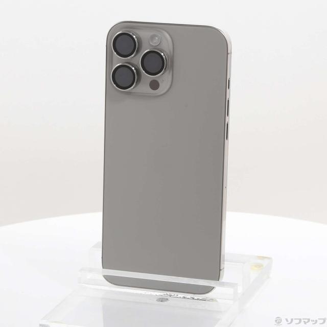 (中古)Apple iPhone16 Pro Max 1TB ナチュラルチタニウム MYWU3J/A SIMフリー(262-ud)