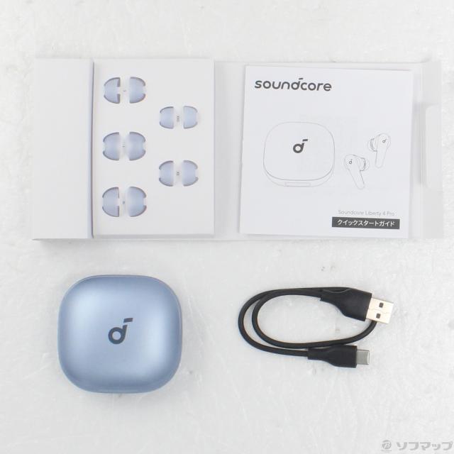 (中古)Anker Soundcore Liberty 4 Pro スカイブルー A3954N31(348-ud)_4