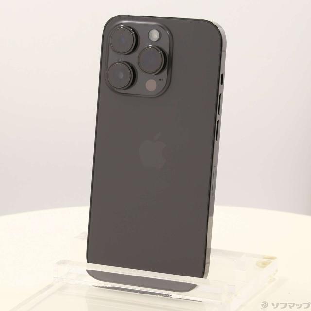 (中古)Apple iPhone14 Pro 128GB スペースブラック MPXU3J/A SIMフリー(295-ud)