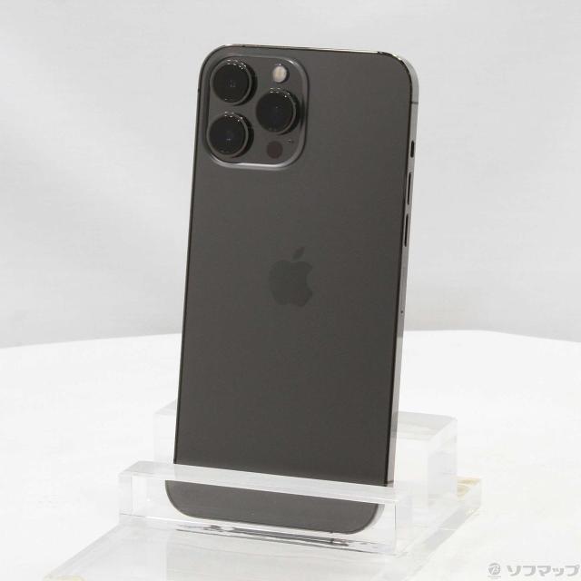 (中古)Apple iPhone13 Pro Max 128GB グラファイト MLJ43J/A SIMフリー(276-ud)