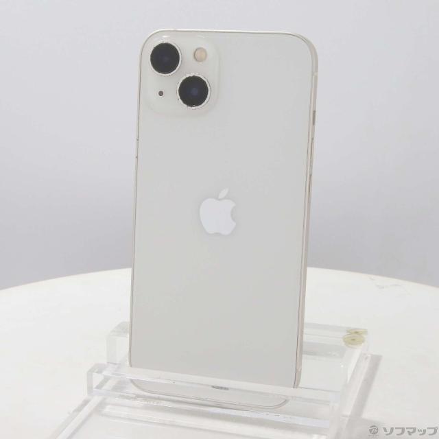 (中古)Apple iPhone13 128GB スターライト MLND3J/A SIMフリー(368-ud)