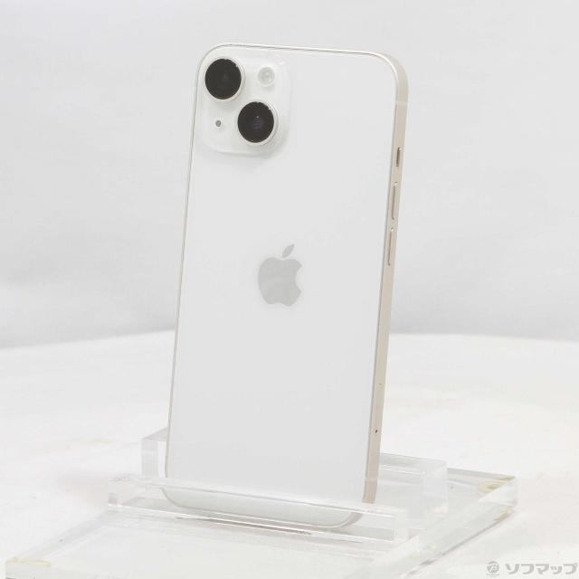 (中古)Apple iPhone14 256GB スターライト MPW33J/A SIMフリー(344-ud)