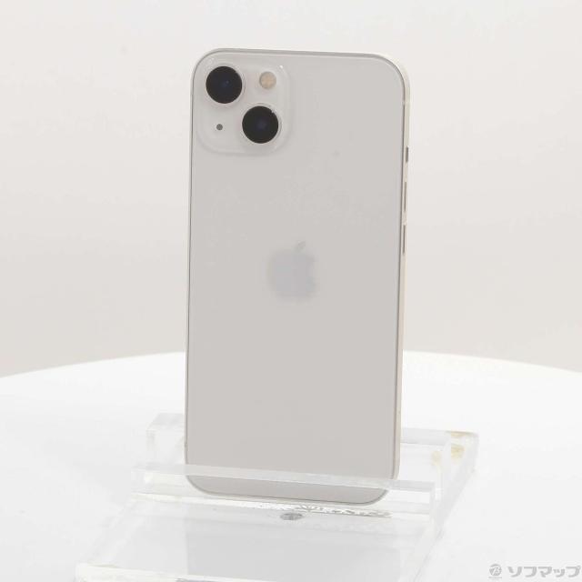 中古)Apple iPhone13 128GB スターライト MLND3J/A SIMフリー(262-ud)