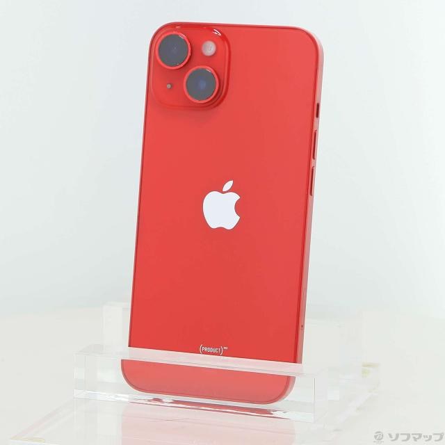 (中古)Apple iPhone14 128GB プロダクトレッド MPV93J/A SIMフリー(276-ud)