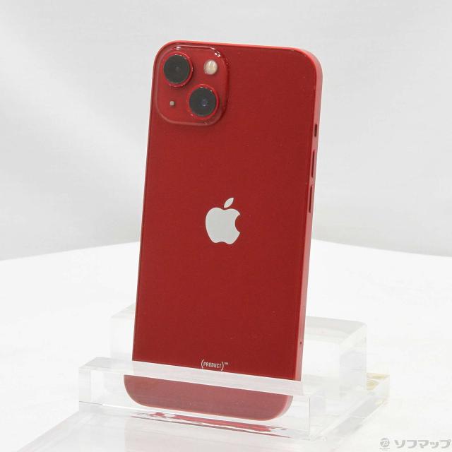 (中古)Apple iPhone13 128GB プロダクトレッド MLNF3J/A SIMフリー(262-ud)