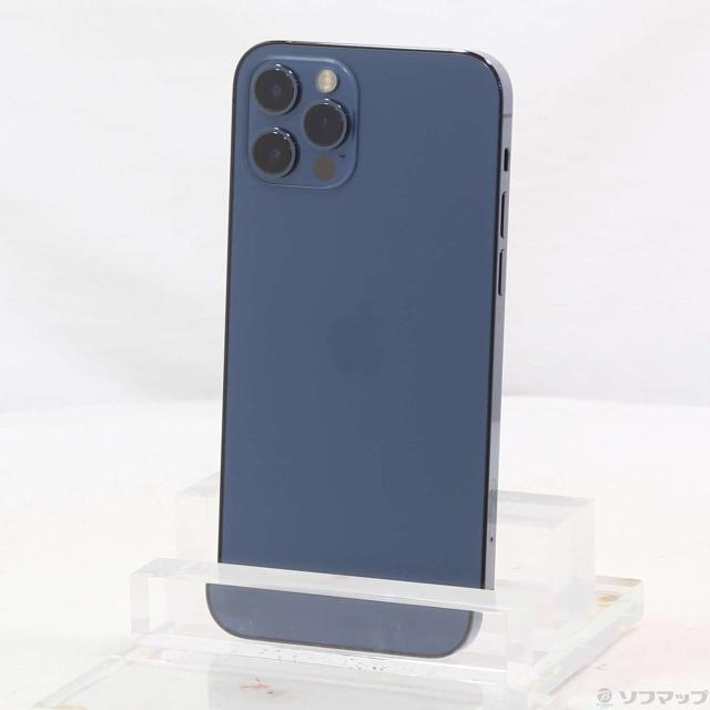 (中古)Apple iPhone12 Pro 256GB パシフィックブルー MGMD3J/A SIMフリー(295-ud)
