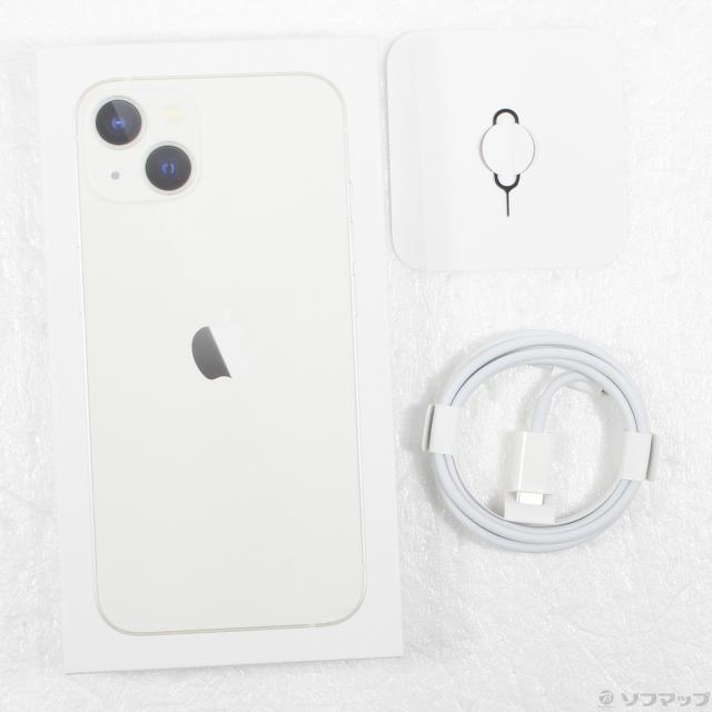 (中古)Apple iPhone13 128GB スターライト MLND3J/A SIMフリー(251-ud)_4