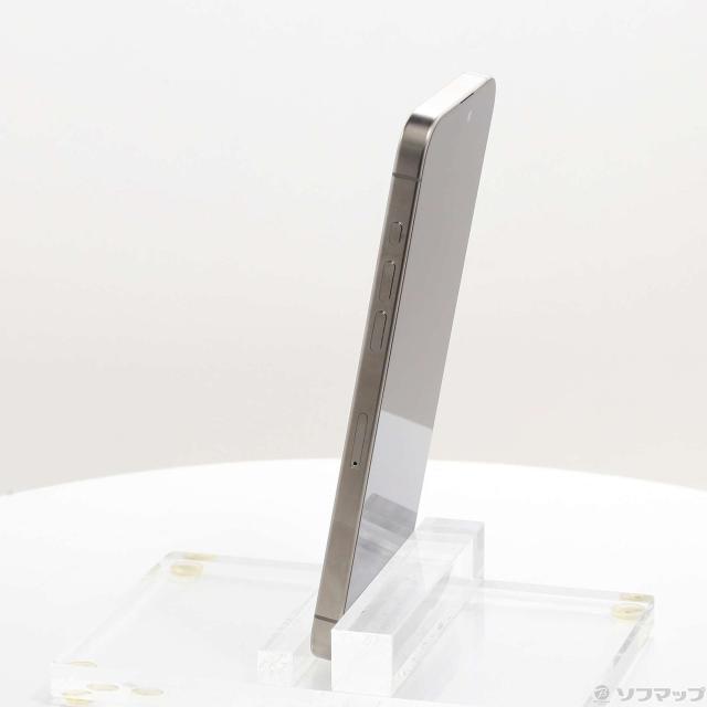 (中古)Apple iPhone15 Pro Max 256GB ナチュラルチタニウム MU6R3J/A SIMフリー(295-ud)