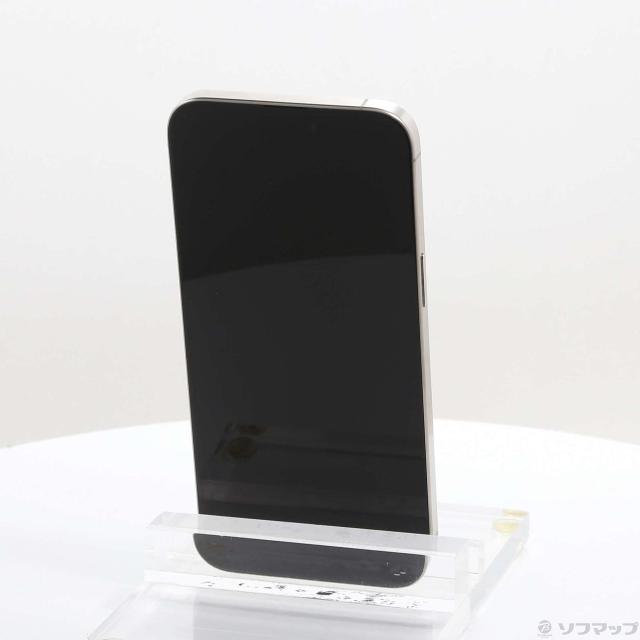 (中古)Apple iPhone15 Pro Max 256GB ナチュラルチタニウム MU6R3J/A SIMフリー(295-ud)