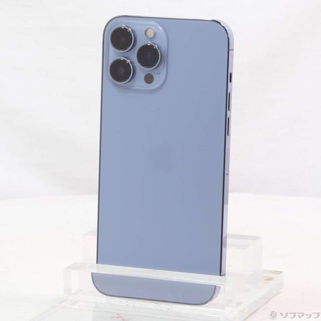 (中古)Apple iPhone13 Pro Max 256GB シエラブルー MLJD3J/A SIMフリー(295-ud)