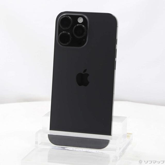 (中古)Apple iPhone16 Pro Max 512GB ブラックチタニウム MYWL3J/A SIMフリー(258-ud)