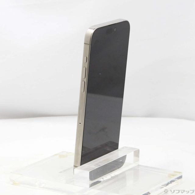 (中古)Apple iPhone15 Pro Max 256GB ナチュラルチタニウム MU6R3J/A SIMフリー(251-ud)