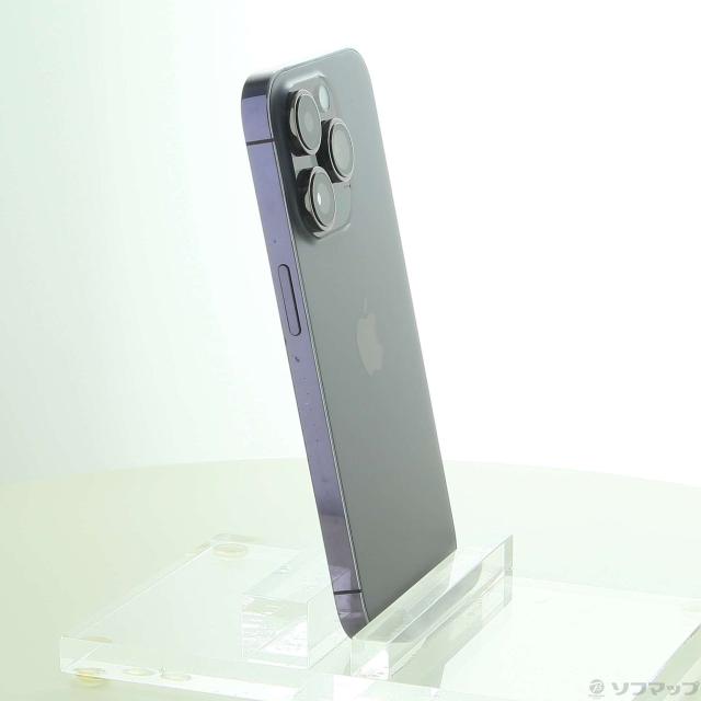 (中古)Apple iPhone14 Pro 128GB ディープパープル MQ0F3J/A SIMフリー(247-ud)