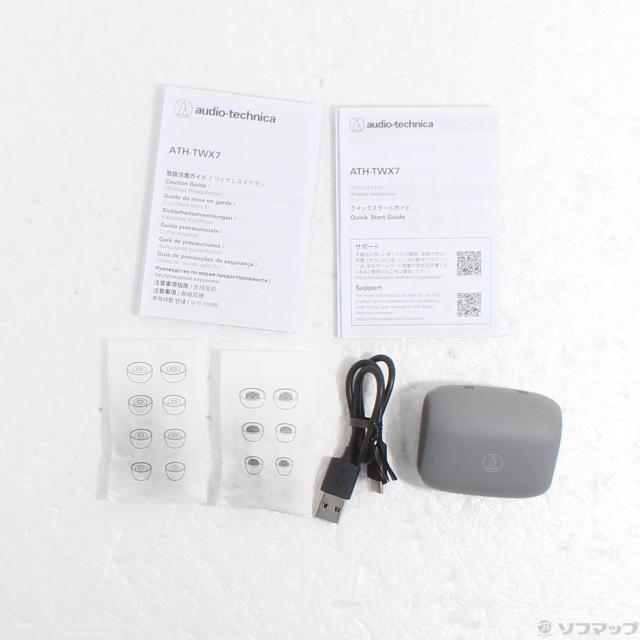 (中古)audio-technica ATH-TWX7 GY ストーングレイ(276-ud)_4