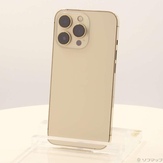 中古)Apple iPhone13 Pro 128GB ゴールド MLUH3J/A SIMフリー(295-ud)