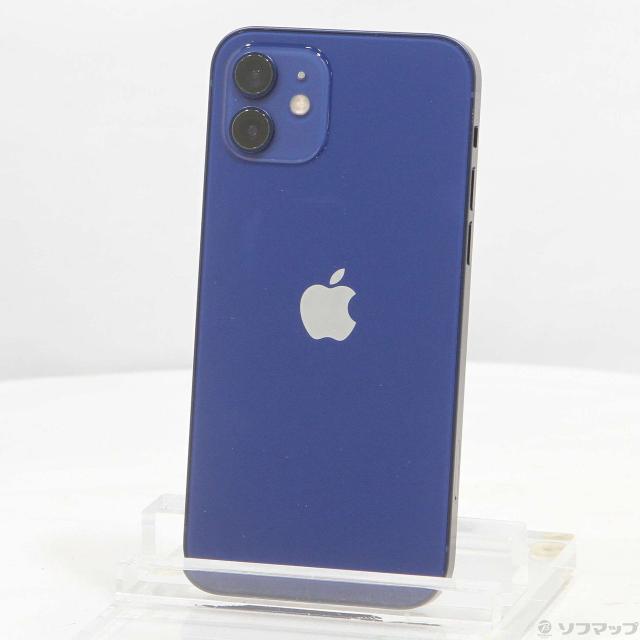 (中古)Apple iPhone12 128GB ブルー MGHX3J/A SIMフリー(276-ud)