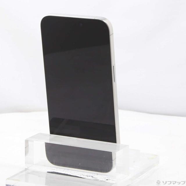 (中古)Apple iPhone15 Pro Max 256GB ホワイトチタニウム MU6Q3J/A SIMフリー(276-ud)