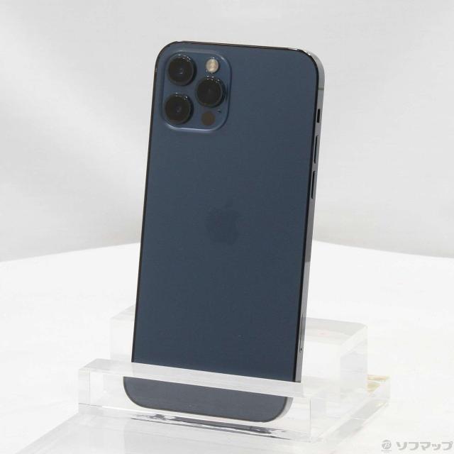 (中古)Apple iPhone12 Pro 256GB パシフィックブルー MGMD3J/A SIMフリー(295-ud)