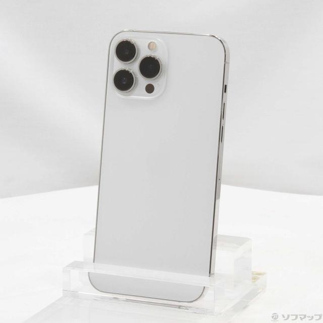 (中古)Apple iPhone13 Pro Max 128GB シルバー MLJ53J/A SIMフリー(305-ud)