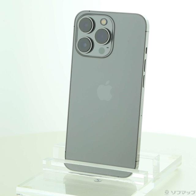 (中古)Apple iPhone13 Pro 128GB グラファイト MLUE3J/A SIMフリー(348-ud)