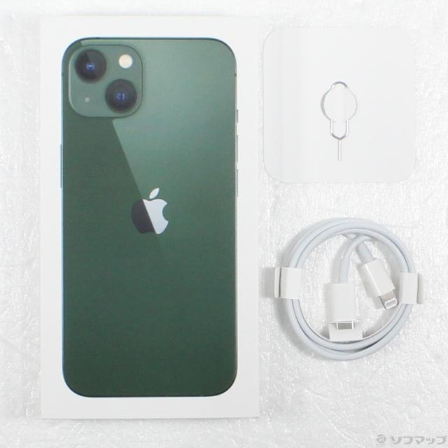 (中古)Apple iPhone13 128GB グリーン MNGG3J/A SIMフリー(295-ud)_4