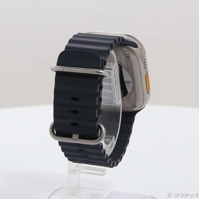 (中古)Apple Apple Watch Ultra GPS + Cellular 49mm チタニウムケース ミッドナイトオーシャンバンド(196-ud)_2