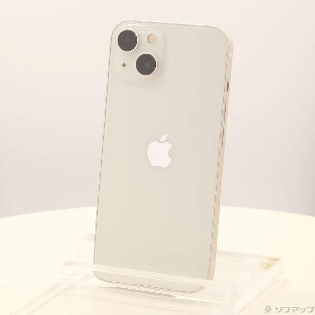 中古)Apple iPhone13 256GB スターライト MLNJ3J/A SIMフリー(251-ud)