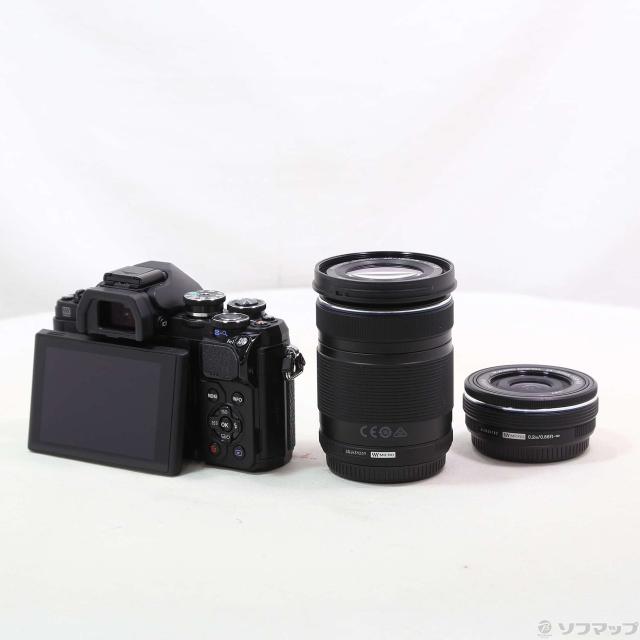 中古)OLYMPUS OM-D E-M10 Mark III EZダブルズームキット ブラック(262-ud)