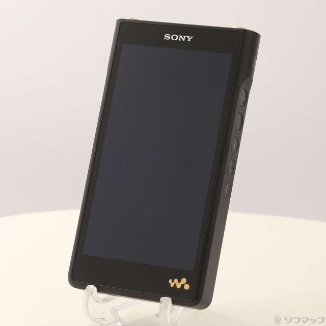 (中古)SONY WALKMAN WM1AM2 メモリ128GB+microSD ブラック NW-WM1AM2(344-ud)