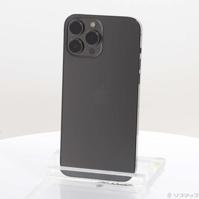 (中古)Apple iPhone13 Pro Max 256GB グラファイト MLJ83J/A SIMフリー(295-ud)