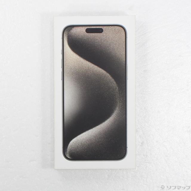 (中古)Apple iPhone15 Pro Max 256GB ナチュラルチタニウム MU6R3J/A SIMフリー(269-ud)