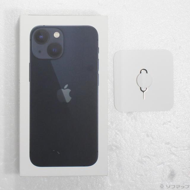 (中古)Apple iPhone13 mini 128GB ミッドナイト MLJC3J/A SIMフリー(377-ud)
