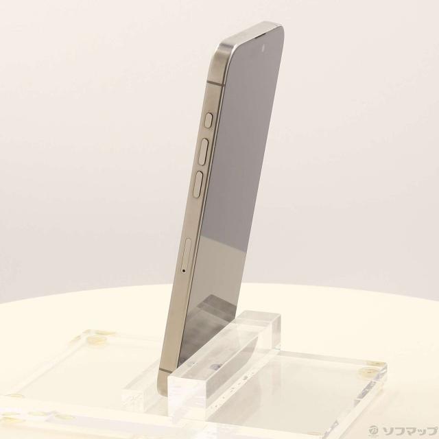 (中古)Apple iPhone15 Pro Max 256GB ナチュラルチタニウム MU6R3J/A SIMフリー(348-ud)