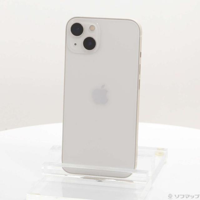 (中古)Apple iPhone13 128GB スターライト MLND3J/A SIMフリー(276-ud)