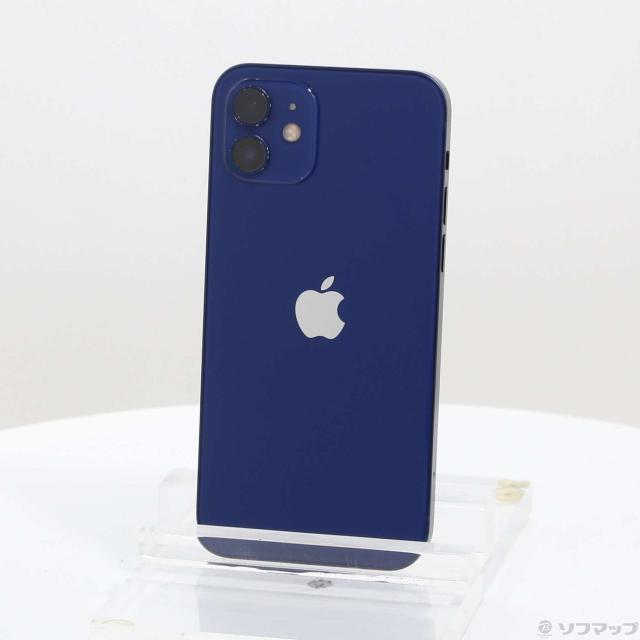 (中古)Apple iPhone12 128GB ブルー MGHX3J/A SIMフリー(348-ud)