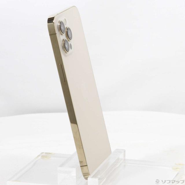 (中古)Apple iPhone12 Pro Max 256GB ゴールド MGD13J/A SIMフリー(262-ud)