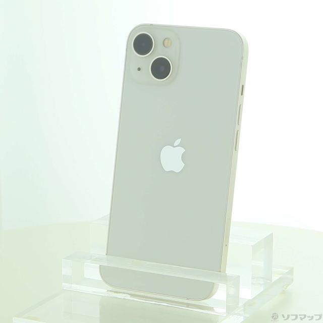 (中古)Apple iPhone13 128GB スターライト MLND3J/A SIMフリー(371-ud)
