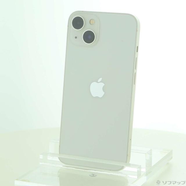 (中古)Apple iPhone13 128GB スターライト MLND3J/A SIMフリー(368-ud)
