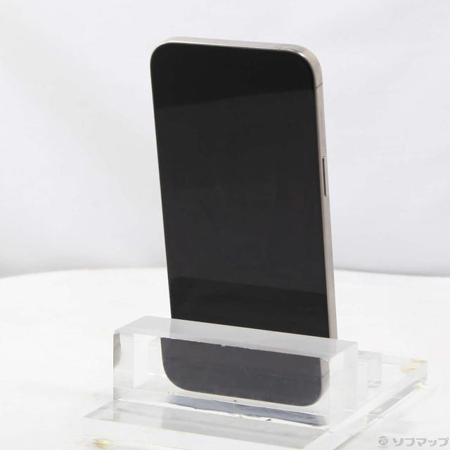 (中古)Apple iPhone15 Pro Max 256GB ナチュラルチタニウム MU6R3J/A SIMフリー(295-ud)