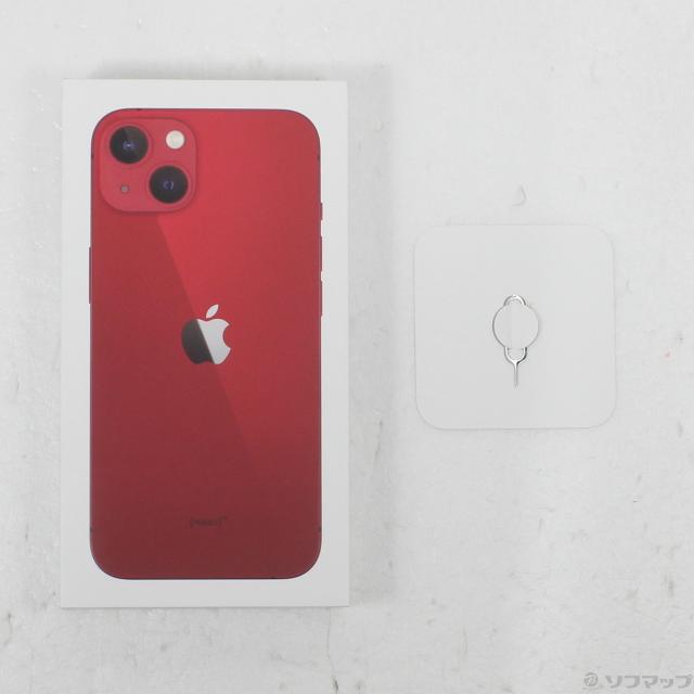 中古)Apple iPhone13 256GB プロダクトレッド MLNL3J/A SIMフリー(371-ud)