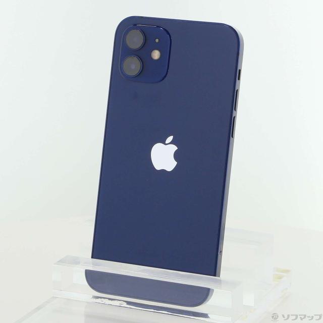 (中古)Apple iPhone12 64GB ブルー NGHR3J/A SoftBank(344-ud)