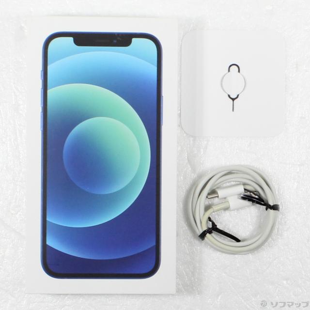(中古)Apple iPhone12 128GB ブルー MGHX3J/A SIMフリー(349-ud)_4