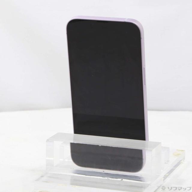 (中古)Apple iPhone14 128GB パープル MPUY3J/A SIMフリー(344-ud)
