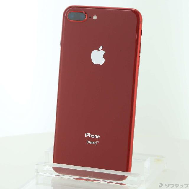 (中古)Apple iPhone8 Plus 256GB プロダクトレッド MRTM2J/A SIMフリー(247-ud)