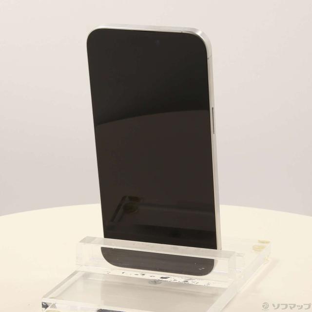 (中古)Apple iPhone15 Pro Max 256GB ホワイトチタニウム MU6Q3J/A SIMフリー(297-ud)