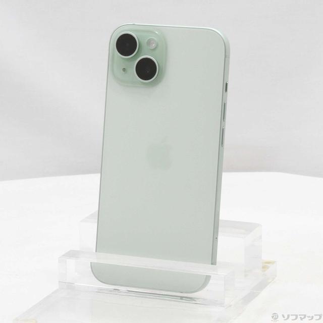 中古)Apple iPhone15 256GB グリーン MTMT3J/A SIMフリー(305-ud) 中古