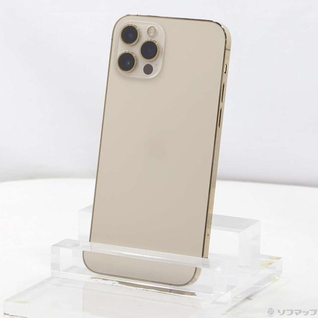 中古)Apple iPhone12 Pro 128GB ゴールド MGM73J/A SIMフリー(368-ud 