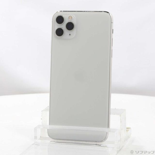 中古)Apple iPhone11 Pro Max 256GB シルバー MWHK2J/A SIMフリー(348 