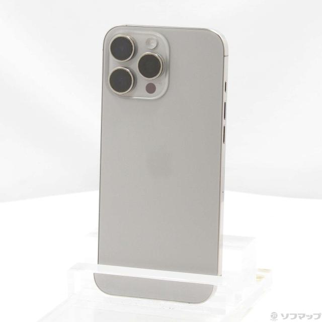 (中古)Apple iPhone16 Pro Max 256GB ナチュラルチタニウム MYWK3J/A SIMフリー(269-ud)