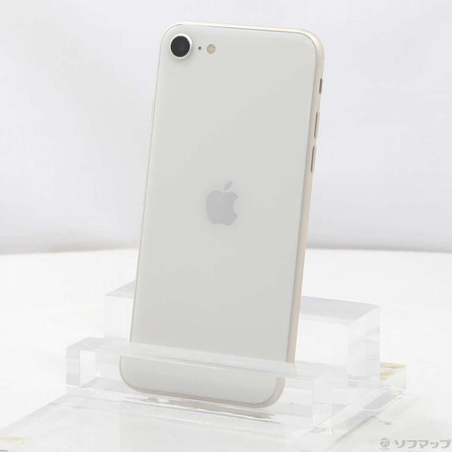 (中古)Apple iPhone SE 第3世代 128GB スターライト MMYG3J/A SIMフリー(262-ud)